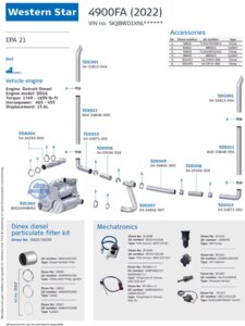 4900FA (2022) for Western Star, Engine: Detroit Diesel DD16, EPA 21