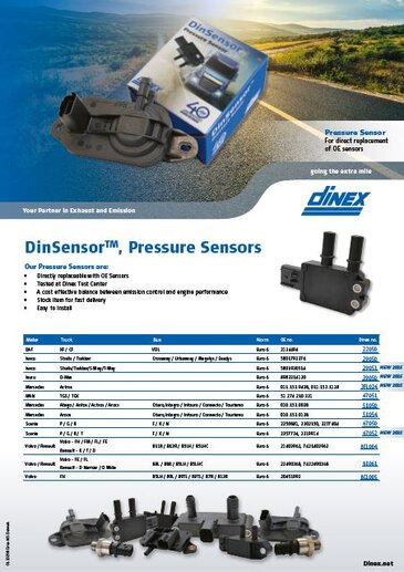 Dinex pressure sensor - EU