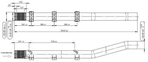 Pipe for DAF