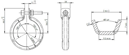 Clamp for Mercedes