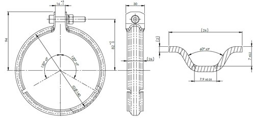 Clamp for Volvo