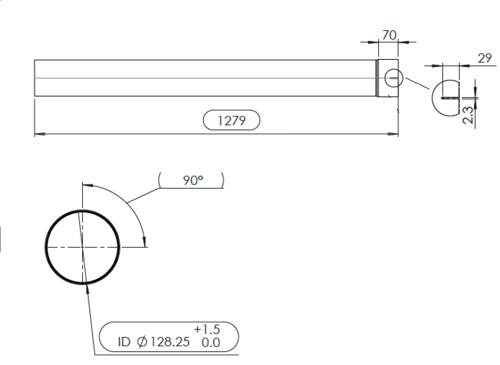 Exhaust Pipe for Peterbilt