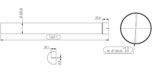 Exhaust Pipe for Peterbilt