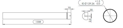 Pipe for Peterbilt/Kenworth