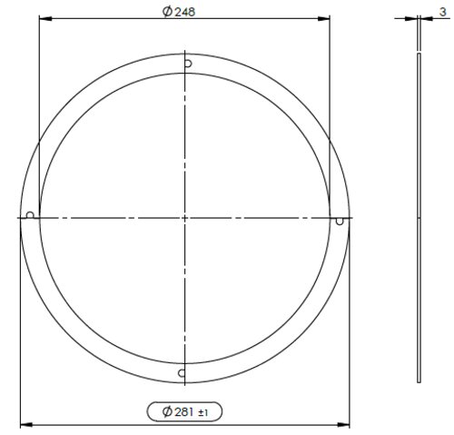 Support ring pour 2AI005