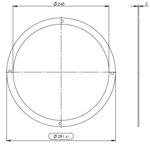 Support ring pour 2AI005