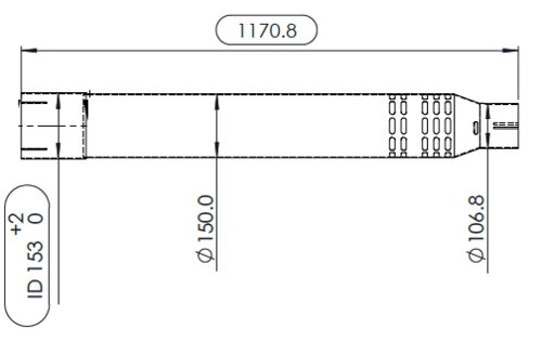 Exhaust Pipe for Volvo/Mack