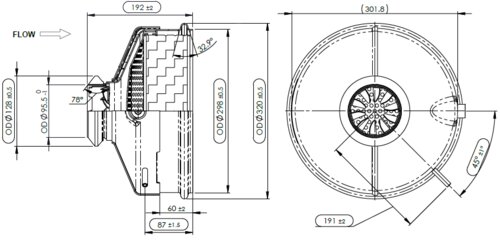 DOC 'Pancake' Inlet for Cummins/Paccar