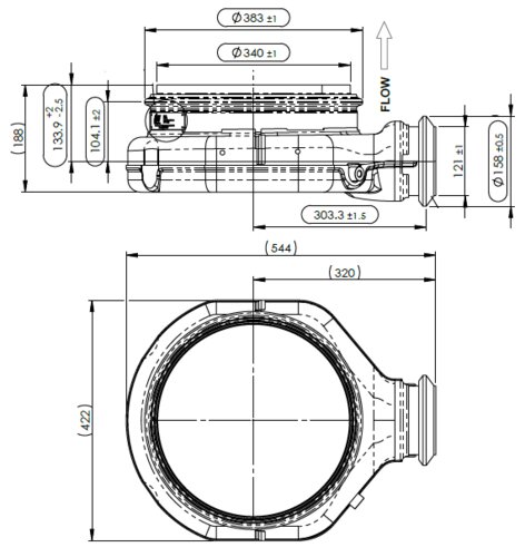 DOC 'Pancake' Inlet for Cummins