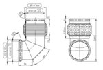 Exhaust Pipe w. Bellow for Volvo/Mack