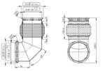 Exhaust Pipe w. Bellow for Volvo/Mack