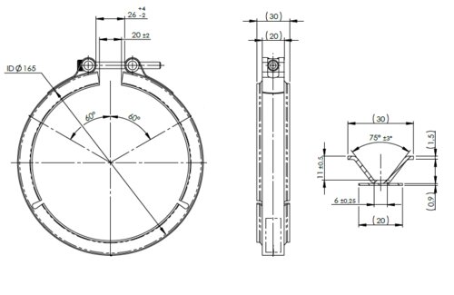 Veefit Clamp for DAF