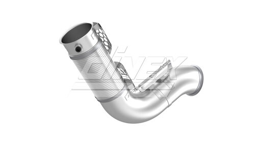 Exhaust Pipe w. flex, D2S+ for Scania P, G, R, T