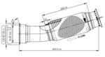 Pipe w. Bellow for Freightliner