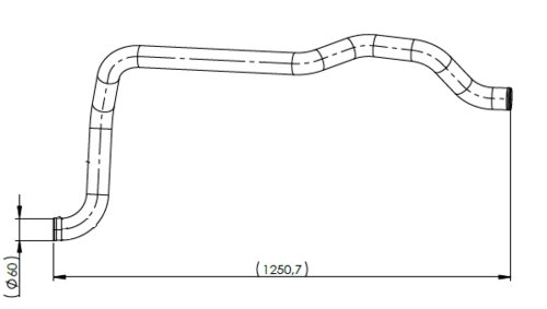 Water Coolant Pipe for MAN