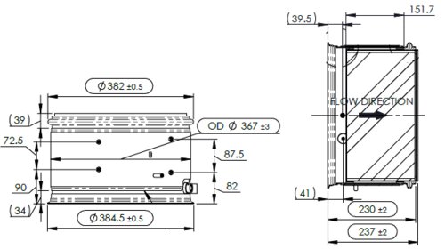 DPF for Cummins - Essential Range (Without Clamps/Gaskets)