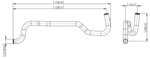 Water Coolant Pipe for MAN