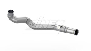 Insulated Exhaust Pipe w. Flex, D2S+ for Iveco