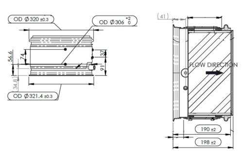 DPF for Cummins - Smart Range (Clamps/Gaskets included)