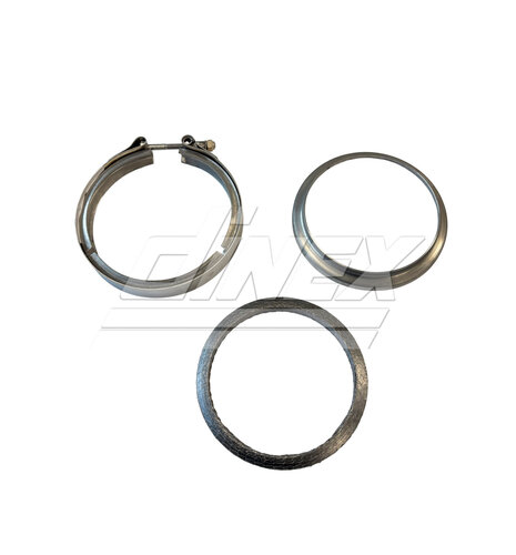 Exhaust Clamp & Gasket Kit for Freightliner, 5"