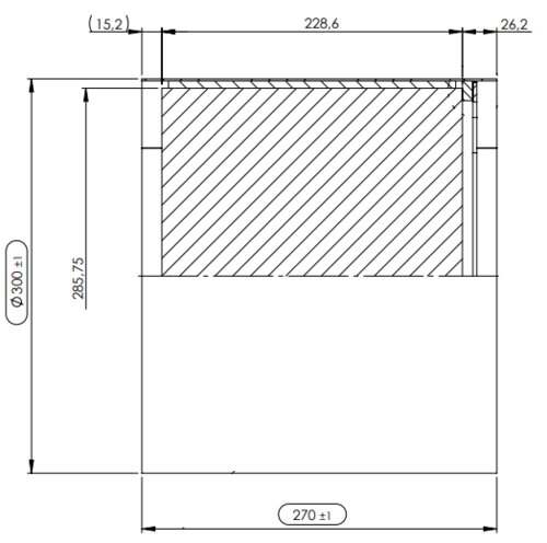 CORDIERITE DPF D11.25"x9" 200CPSI