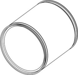 DPF for Cummins (No Clamps/Gaskets)