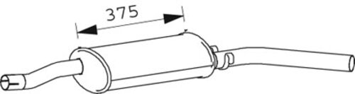 Silencer for Renault