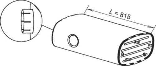 Silencer for Renault