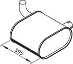 Silencer for Renault