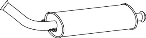 Silencer for Renault