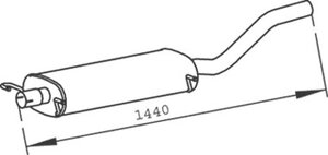 Silencer for Mercedes