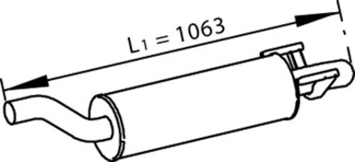 Silencer for Mercedes