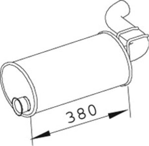 Silencer for Renault