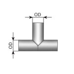T-Bending, OD=127 / L=327/150, ALU