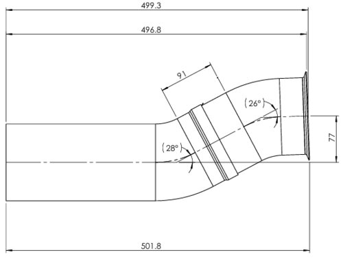 Pipe for Freightliner