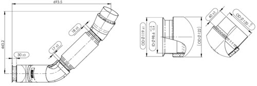 Pipe for Mercedes