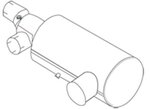 Silencer for MAN