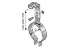 Pipe & Silencer Bracket, Ø=101.6 mm, ALU