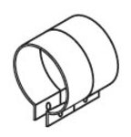 Flex Clamp, Stainless Steel Ø158/152