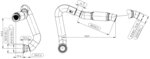 Exhaust Pipe w. Bellow for International/Navistar