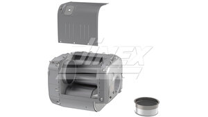 Silencer housing for Iveco (without DPF)