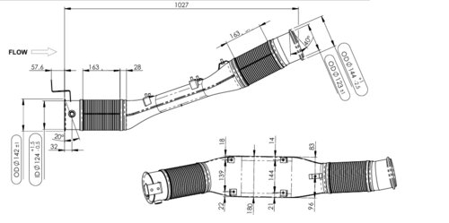 Pipe w. Flex for Scania