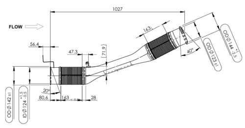 Pipe w. Flex for Scania
