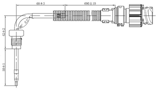 Temperature Sensor for Volvo