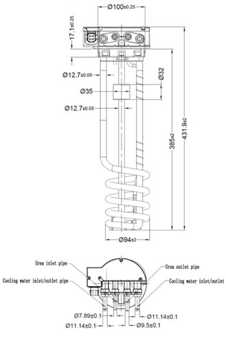 AdBlue® Level Sensor for DAF