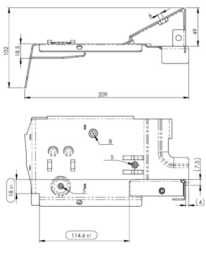 Pressed Bracket for Volvo